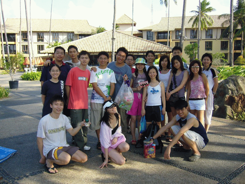 NGS group photo at Bintan resort.